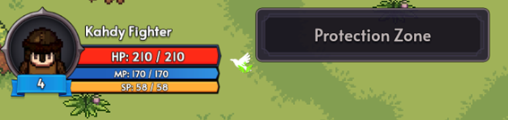 Protection Zone em Grind Hero